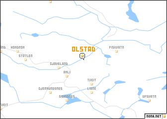 map of Olstad