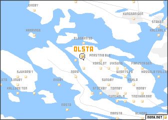 map of Ölsta