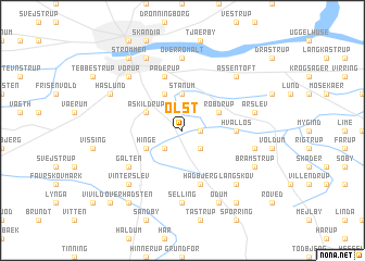 map of Ølst