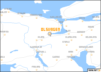 map of Ølsvågen