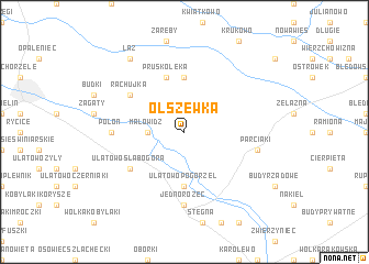 map of Olszewka