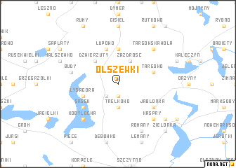 map of Olszewki