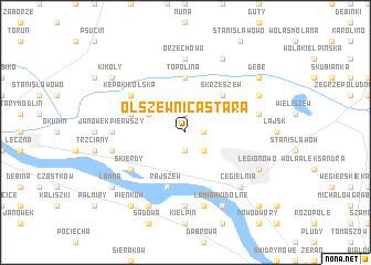 map of Olszewnica Stara