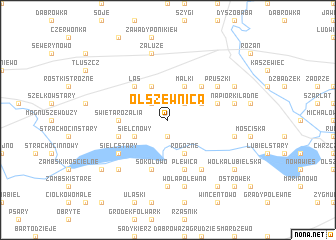 map of Olszewnica