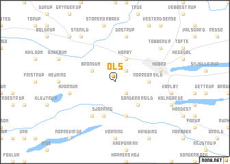 map of Øls