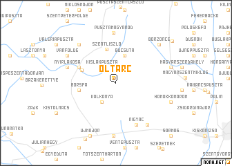 map of Oltárc