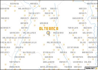 map of Olteanca