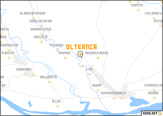 map of Olteanca