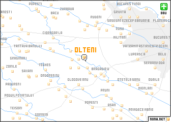 map of Olteni