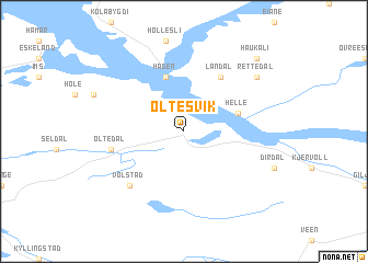 map of Oltesvik