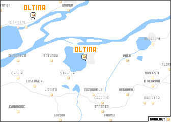 map of Oltina
