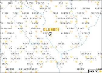 map of Olubori