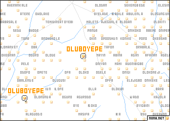 map of Oluboyepe