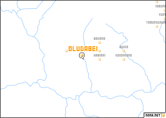 map of Oludabei