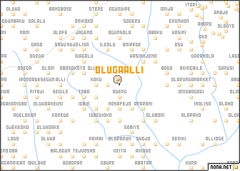 map of Oluga Alli