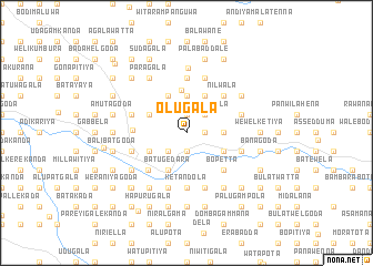 map of Olugala