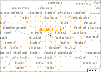 map of Olugantota