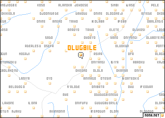 map of Olugbile