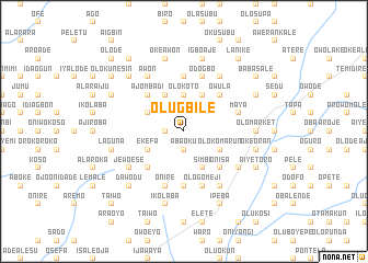 map of Olugbile