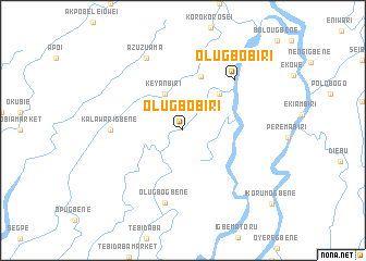 map of Olugbobiri