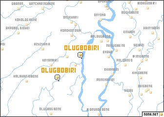 map of Olugbobiri