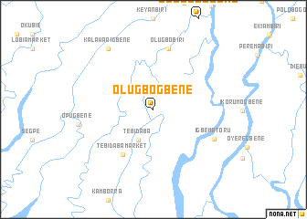 map of Olugbogbene