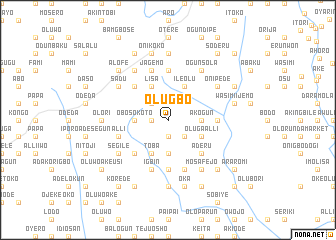 map of Olugbo