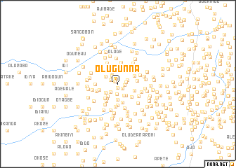 map of Olugunna