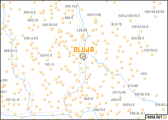 map of Oluja