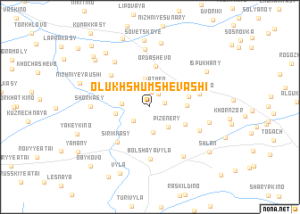 map of Olukh-Shumshevashi