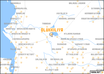 map of Olukkiliya