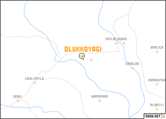 map of Olukkoyağı