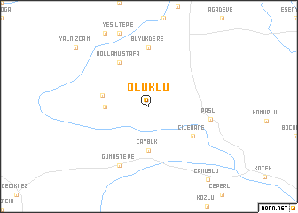 map of Oluklu