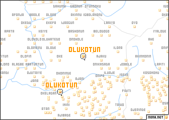 map of Olukotun
