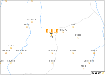 map of Olulo