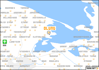 map of Ølund