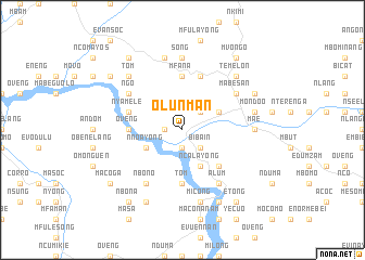 map of Olun-Man