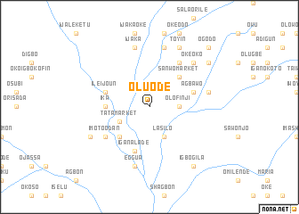 map of Oluode