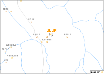 map of Olupi