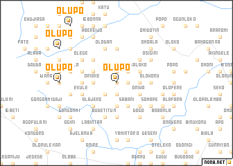 map of Olupo