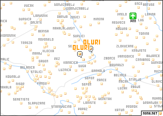 map of Oluri