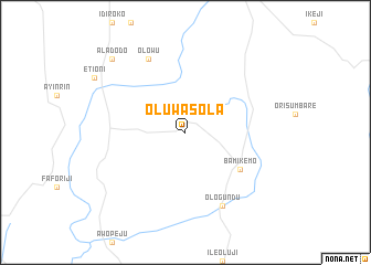 map of Oluwasola