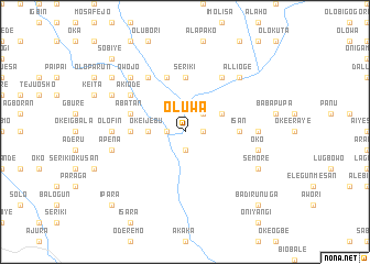 map of Oluwa