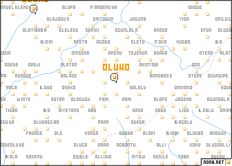map of Oluwo