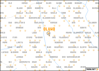 map of Oluwo