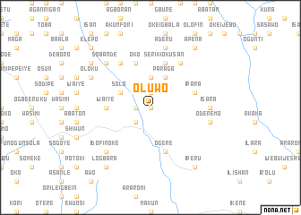 map of Oluwo