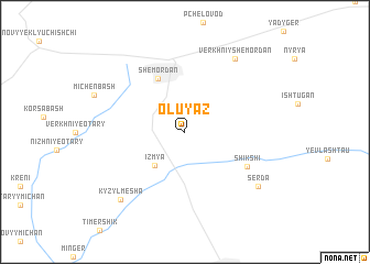 map of Oluyaz