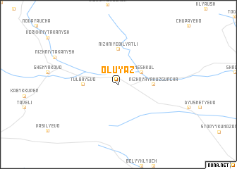 map of Oluyaz