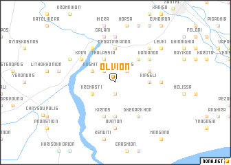 map of Ólvion