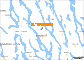 map of Olyavahenge